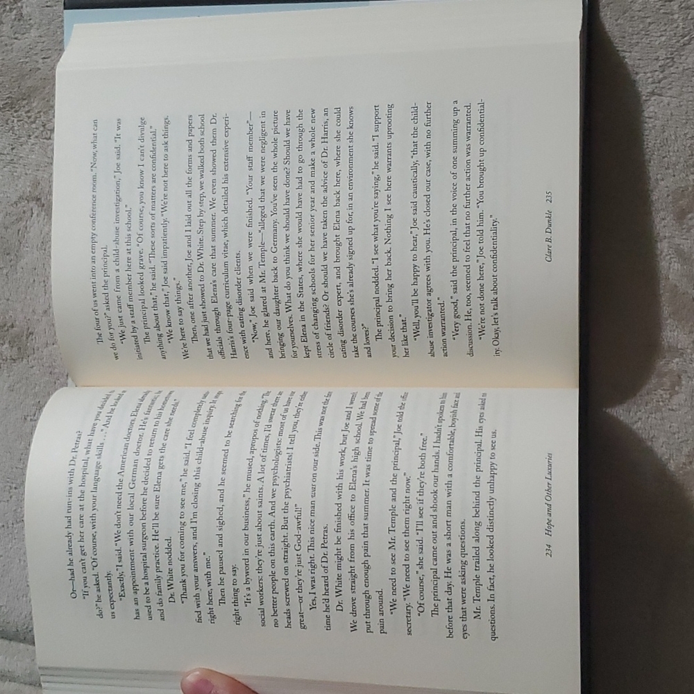 Hope and Other Luxuries (A Mother's  Life With A Daughter's Anorexia) Book - Picture 3 of 6